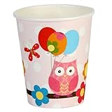 Kiddiwinks Partyware Paper Cups - Girl Design by Miss Bo Peep