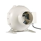 (ホン&ガーン)Hon&Guan 有圧 換気扇 産業用 園芸栽培　換気送排風機 遠心ダクトファン　IP44防水 100mm