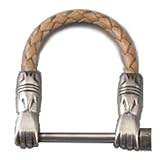 BAGNARA 55x50mmキーホルダー ナチュラル  EA916ZG-1