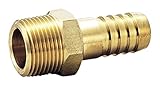 フローバル ホースニップル 黄銅製ホースニップル GHN-0412 1/2x12