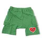 Anak Jujur カーゴ ハーフパンツ ワッペン付き Cargo Half Pants 【グリーン】 【size:90】