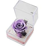 花由 プリザーブドフラワー プチプリザinキューブ ラベンダー フラワーギフト ブリザードフラワー 誕生日プレゼント 女性 結婚祝い お祝い 花