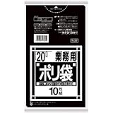 日本サニパック:サニパック N-22Nシリーズ20L 黒 10枚 N-22-BK 型式:N-22-BK（1セット:10枚入）