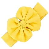 Onuneed ベビー キッズ ヘアヘアアクセサリー 結婚式やパーティー 髪飾り 新生児 赤ちゃん 出産祝い 内祝い お宮参り 誕生日 等にも-お花 (黄)
