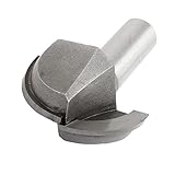 uxcell U溝ルータービット　コアボックスルータビット　金属　ハードウッド　ダブルフルート　12mm x 38mm