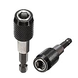 ２本　1/4 インチ6.35ｍｍ　六角シャンク ガイド ロッド ツール ソケット延長バーソケット ドライブ延長セット磁気ソケット バー拡張