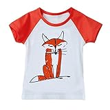 dayseventh 2017ベビーキッズボーイズガールズFox可愛いTシャツトップス