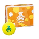 Wilson(ウイルソン) (ウィルソン)ゴルフボール BEAR4 ダース イエロー
