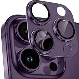 カメラフイルム iPhone14 Pro/14 Pro Max用 カメラ保護 全面保護 9H強化ガラス アルミ合金 アイフォン14 Pro/14 Pro Max レンズカバー 耐衝撃 露出オーバー防止 黒縁取り 超高透過率 いphone14pro/14プロ max カメラカバー プロテクター ディープパープル