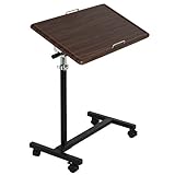 タンスのゲン サイドテーブル キャスター 高さ調節 角度調整 ミニテーブル 北欧 1171919500