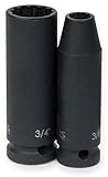 Williams 37428 1/2-Inch Drive 7/8-Inch Deep Impact Socket 12-Point [並行輸入品]