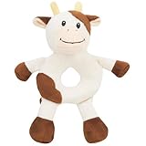 Babies R Us Plush Farm Animal Rattles - Cow by Babies R Us