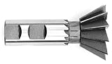 Drill America DWC Series Qualtech 60 Degree Dovetail Cutter High-Speed Steel Weldon Shank 1/2 Size (