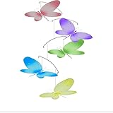 Dragonfly Mobile Crystal Nylon Mesh Dragonflies Mobiles Decorations Decorate Baby Nursery Bedroom, G