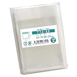 OPP袋 チェキSQUARE対応 スリーブ テープ付 国産 74x88mm 100枚 T7.4-8.8 [M便 1/5]