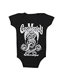 Gas Monkey Garage 赤ちゃんが成長 Biker Monkey Logo 公式 Babies 新しい ブラック 西部