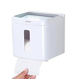 （エクスエイ）X.A トイレットペーパーホルダー 紙巻器 ペーパーホルダー 壁掛け式 吸盤付き 樹脂製 棚付 防水 ホワイト