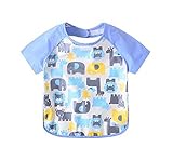 スタイリッシュな実用的な赤ちゃんの防水給餌ビブ、くま、110-120センチメートルの高さ