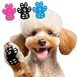 犬 靴下 滑り止め 脱げない 肉球シール 滑り止めマット 犬 足 に 力 が 入ら ない 老犬 肉球クリーム 介護 犬用 滑り止めパッド 全色セットXS12枚
