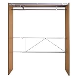 カーテン付きクローゼットロッカー スタンダードタイプ ナチュラル色 NJ-0354