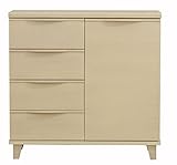 筑波産商 LX 幅84.5cm リビングボード ホワイト色 WH