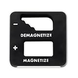 Black Precision Demagnetizer/ Magnetizer - For Screwdrivers, Small Tools, Small and Big Screws, Dril