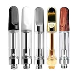 BLACK STONE オイル・リキッド用 Ccell アトマイザー510スレッド ＣＢＤリキッド (1.0ml Silver, １０本)