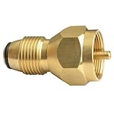Venice mart Universal Propane Tank Refill Adapter- 100% Solid Brass Regulator Valve Accessory for al
