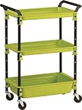 トラスコ（TRUSCO） ツールワゴンロイヤル586×320×833深1浅2 黄緑 TWR421GR
