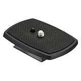 Ladruph 三脚クイックリリースプレート 35 mm モデル5 カメラ三脚アダプター マウント部品交換用 マウントプレート 三脚用 ブラック