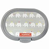 赤ちゃん本舗 アンジェレッテ ひらけフタップ グレー (おしりふき用のフタ)