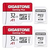 【Switch 1専用】 GIGASTONE マイクロsdカード 32GB 2個セット Gaming Plus microSDHC UHS-I A1 U1 C10 90MB/s 高速 Nintendo Switch 1動作確認済み フルHD 動画 Gaming Plus SDアダプター2枚付き【5年保証】