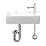 LIXIL(リクシル) INAX 狭小手洗器(Sトラップ) ピュアホワイト YL-A35HB/BW1