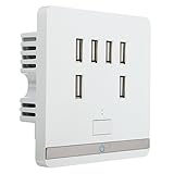 Excellway 3.4A Ac Power Wall Receptacle Socket Plate Charger