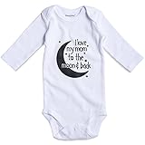 ロンパース Romperinbox カバーオール ベビー 赤ちゃん 長袖 肌着 男の子 女の子 新生児 服 秋冬 綿100% (6～9ヶ月, ホワイト)