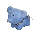 Baidecor Ceram Elephant Bowknot Money Box Piggy Bank