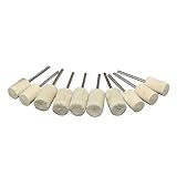 研磨ヘッド，SODIAL(R)25ｘフェルト研磨　バフバッファパッドセット　ドレメルロータリーツール