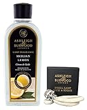アシュレイ&バーウッド(Ashleigh&Burwood) ランプフレグランス PFL1021 (シシリアンレモン) 500ml 詰め替え+ 交換用ウィック(Sサイズ)セット フレグランスオイル ディフューザー