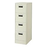 プラス　ファイリングキャビネット　K型　A判　４段　A4-4　エルグレー