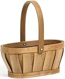 【ライナー付き】 ウッディ製 手付きアレンジ 連鉢3号用 茶 (23×13.5×10.5×全高26cm) 730-30WTB