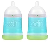 Adiri NxGen Newborn Nurser (0-3 M) 5.5oz (163mL) - 2 Pack, Blue by Adiri [並行輸入品]