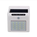 Actpe 16 LED Outdoor Solar Lights Wireless Waterproof Security Motion Sensor Light for Patio Deck Ya