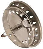 NationalブランドAlternative 2489382バスケットStrainer with Spring留め、ステンレススチール、パックの5
