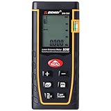 距離測定器　レーザー距離計　携帯型距離測定器 計測器 最大80m距離測定　 LCDデジタル表示 距離/面積/容積 連続測定　SIKIWIND (B)