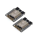 2pcs ESP8266ミニNodeMCUルアワイヤレスWiFi開発ボード ESP-12F互換ESP-12Eに基づく