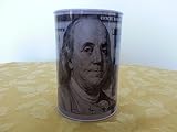 100 Dollar Bill Tin Money Bank , Bank Note Tinメタルお金ボックス100ドルBill Dollar貯金箱、5 7 / 8 ' Tall x 4 'メタルMo
