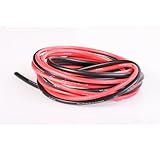 HOBBYPOWER 14awg 柔軟なシリコーン製 ワイン ケーブル(黒100cm + 赤100cm)DIY