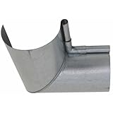 MITER INSD GUTTER GALV HLF RND BILLY PENN Galvanized 2604 090304026042 [並行輸入品]