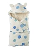 Happylifehere おくるみ 赤ちゃん ベビー 新生児 フリース もこもこ 5柄 かわいい 出産祝い 冬 (C)