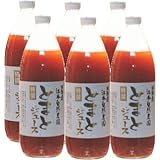 有機家の無農薬・高級トマトジュース 1000ml×６本 宅配便 北海道産自然栽培完熟トマト100%・濃厚で甘い完熟トマトジュース （無塩・無糖） 無農薬・無添加 健康と美容をサポート男の隠れ家2月号で、夢枕獏さん執筆の連載「いつか出会った郷土の味」で